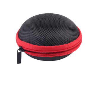 Round Soft earphones eva case