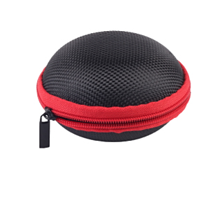 Round Soft earphones eva case